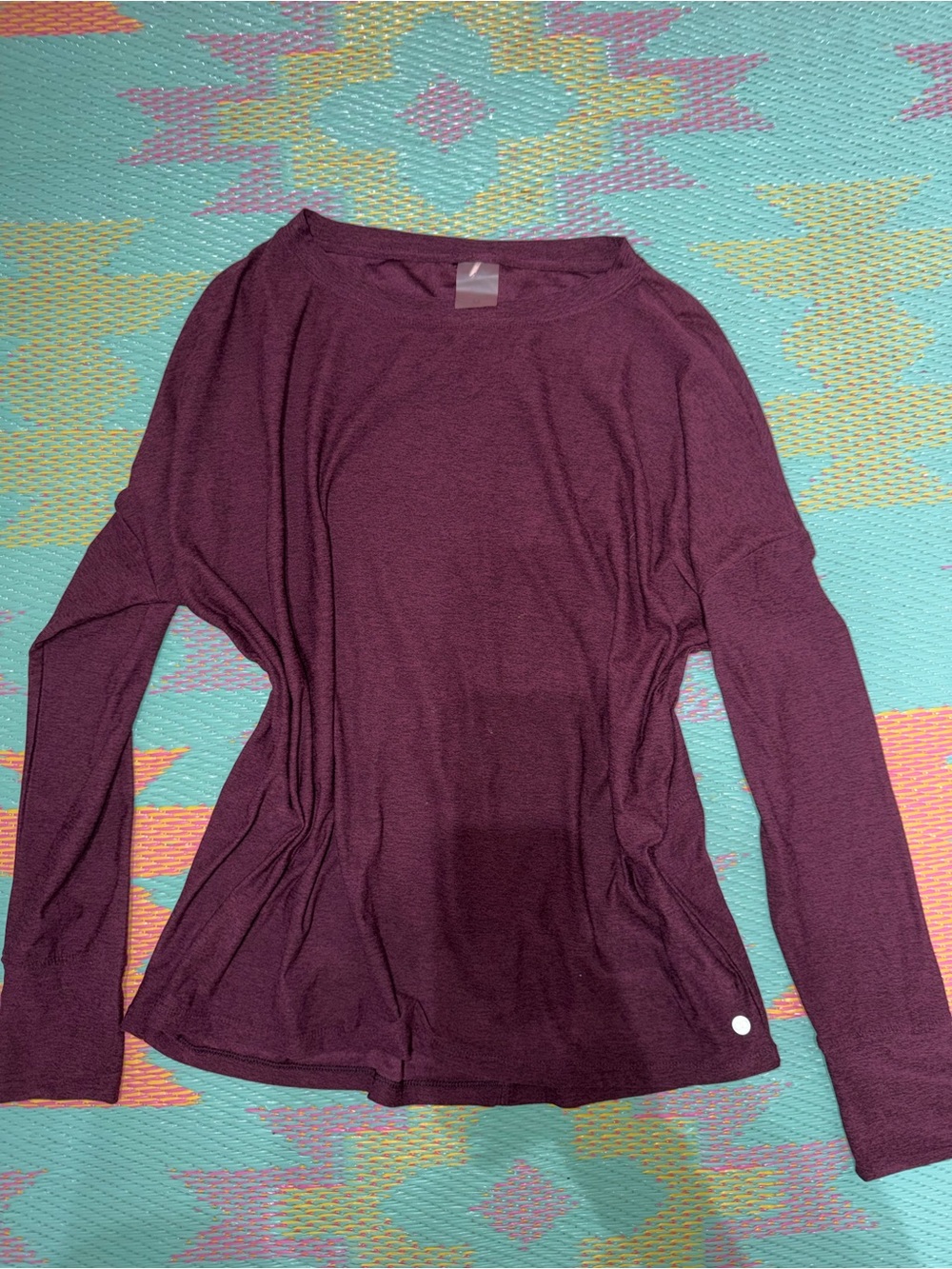 CALIA by Carrie Underwood Long Sleeve Top - Plum